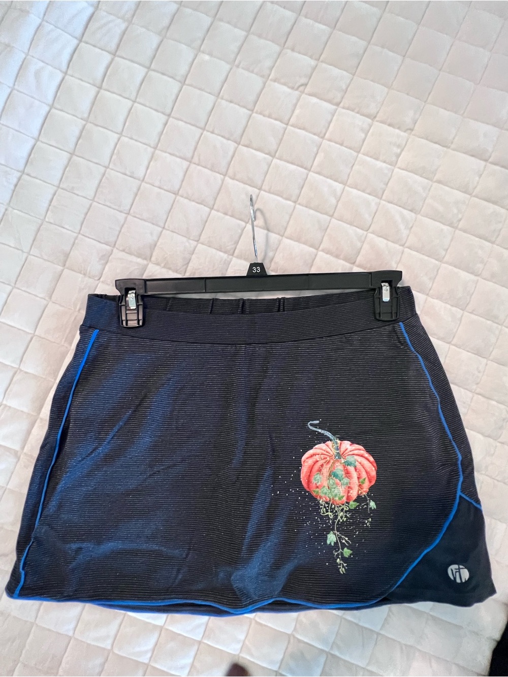 Women's Running Skort with Pumpkin (Cinderella Disney Themed) Accent